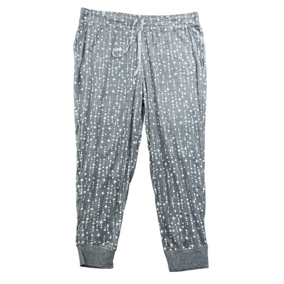 NEW Nautica Womens 2Pc Sleepwear Set XL Gray Silky Stretch Fleece Pajama - Picture 3 of 7